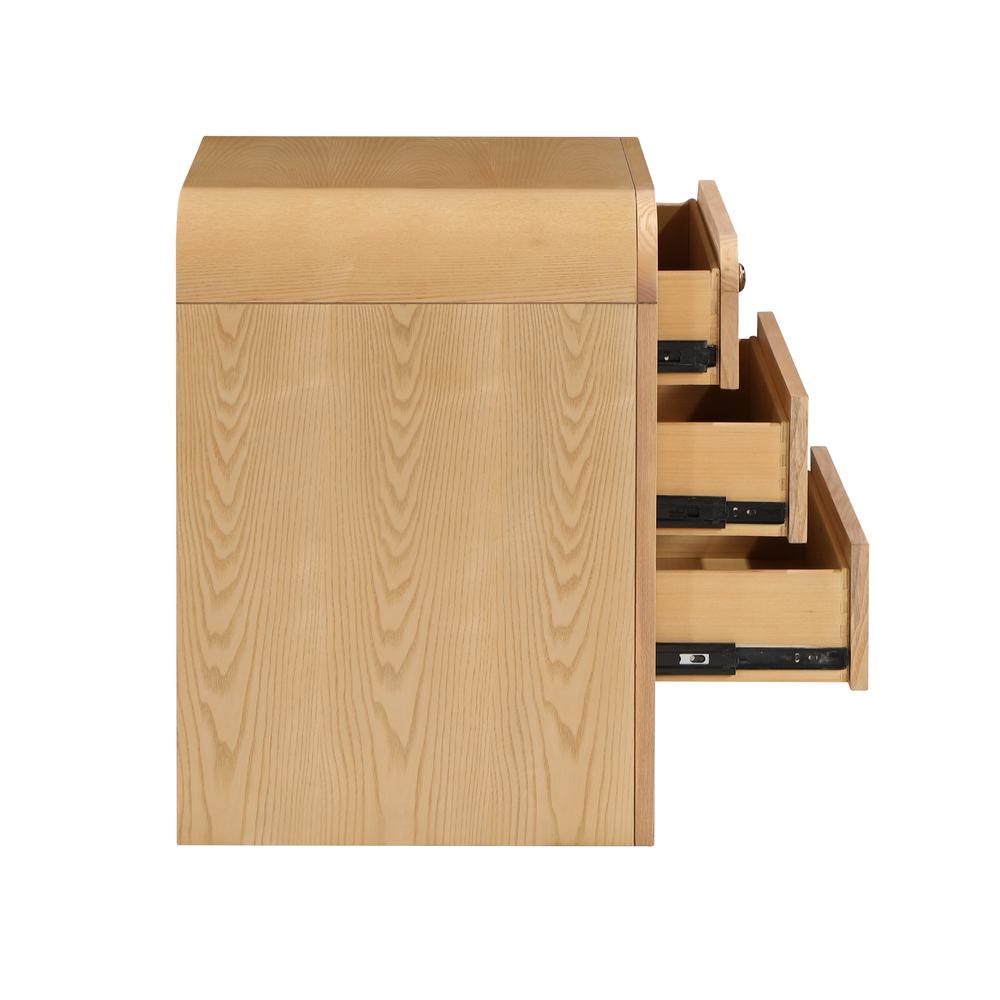 Baee Rattan Natural Nightstand