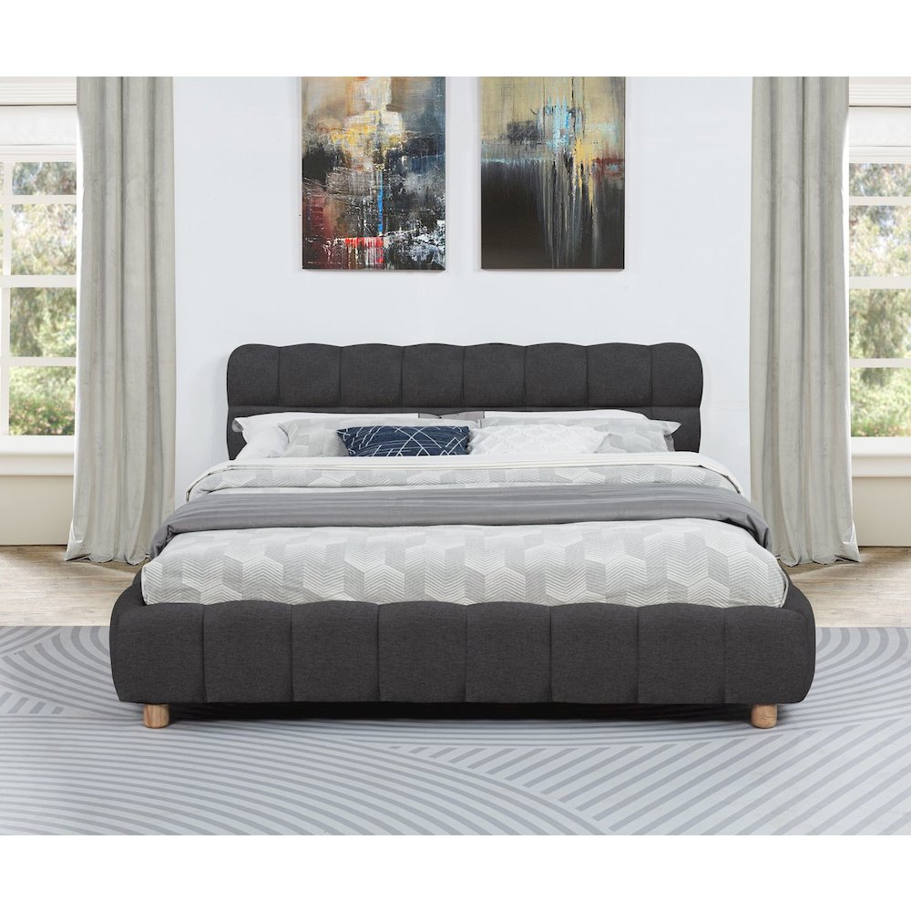 Ctoria Queen Burlap Bed