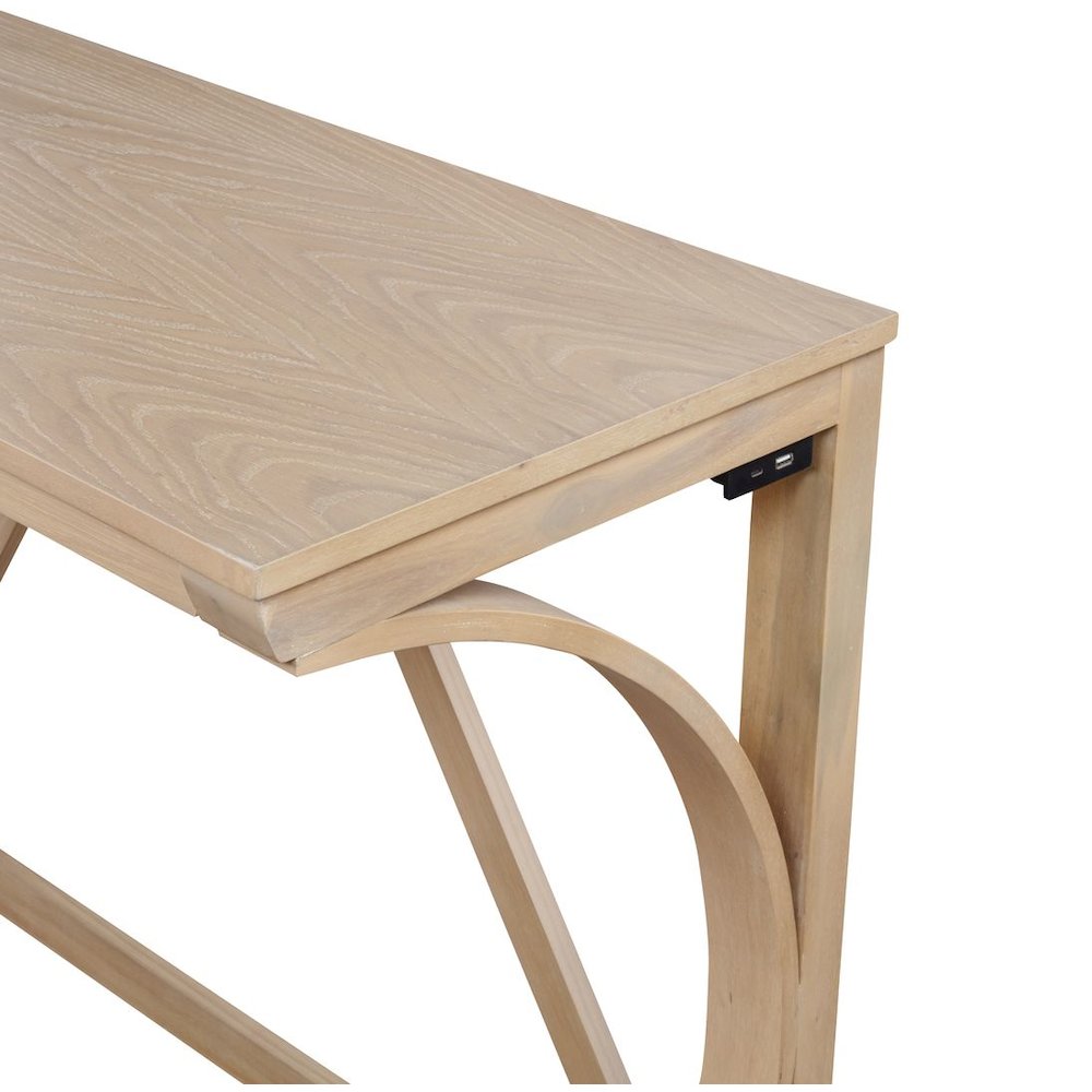 Dappelle 3-Piece Pub Dining Set with USB-A & USB-C Ports in 1 Box