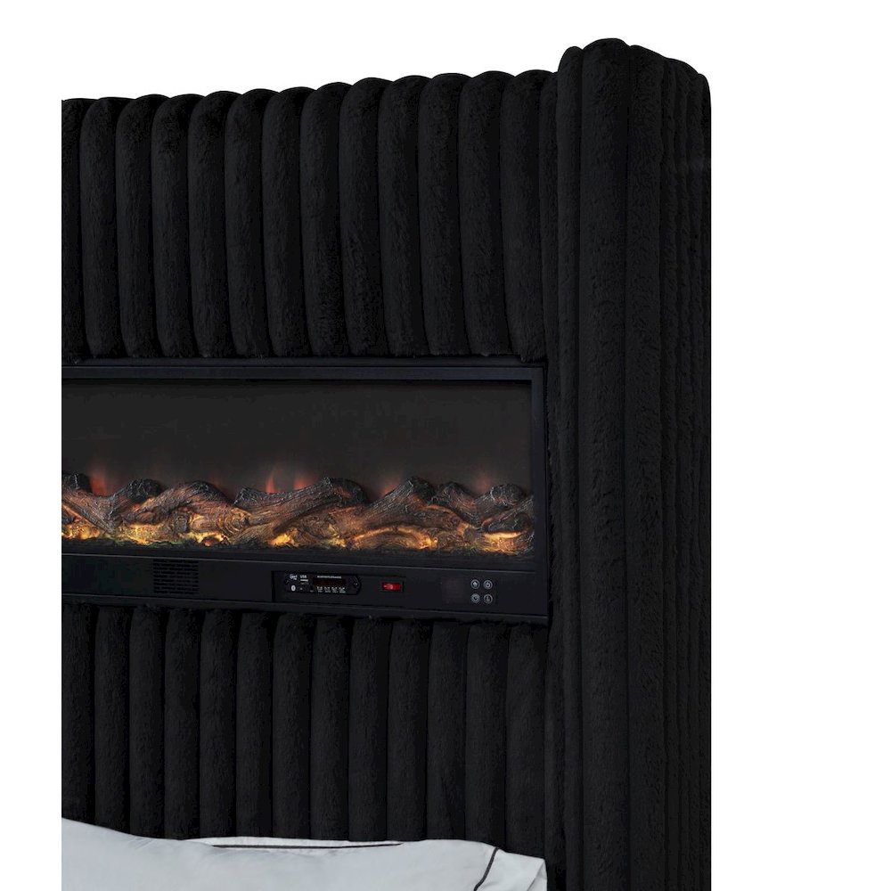 Uphoria Rabbit Velvet California King Bed