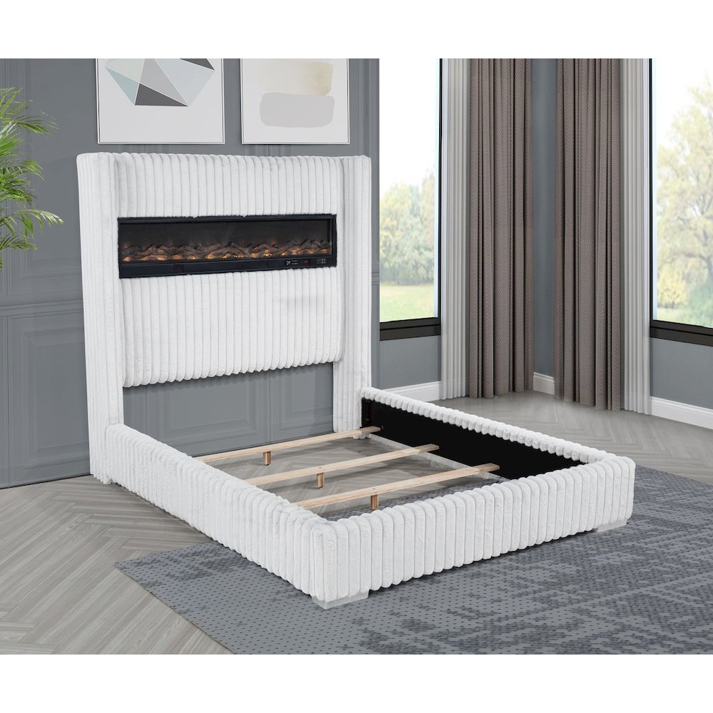 Uphoria Rabbit Velvet California King Bed