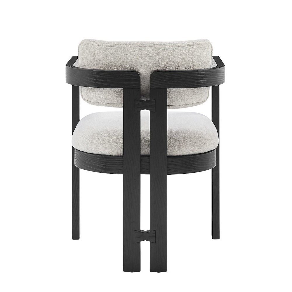 Tappelle Mid-Century Modern Fully Assembled Dining Arm Chairs