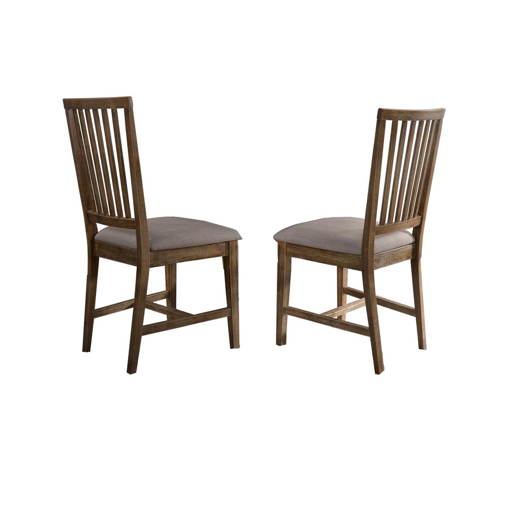 Best Master Furniture Venus 19″ Wood Dining Chair in Natural Oak (Set of 2)
