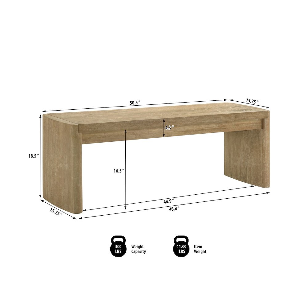 Bristol Mid-Century Dining Bench
