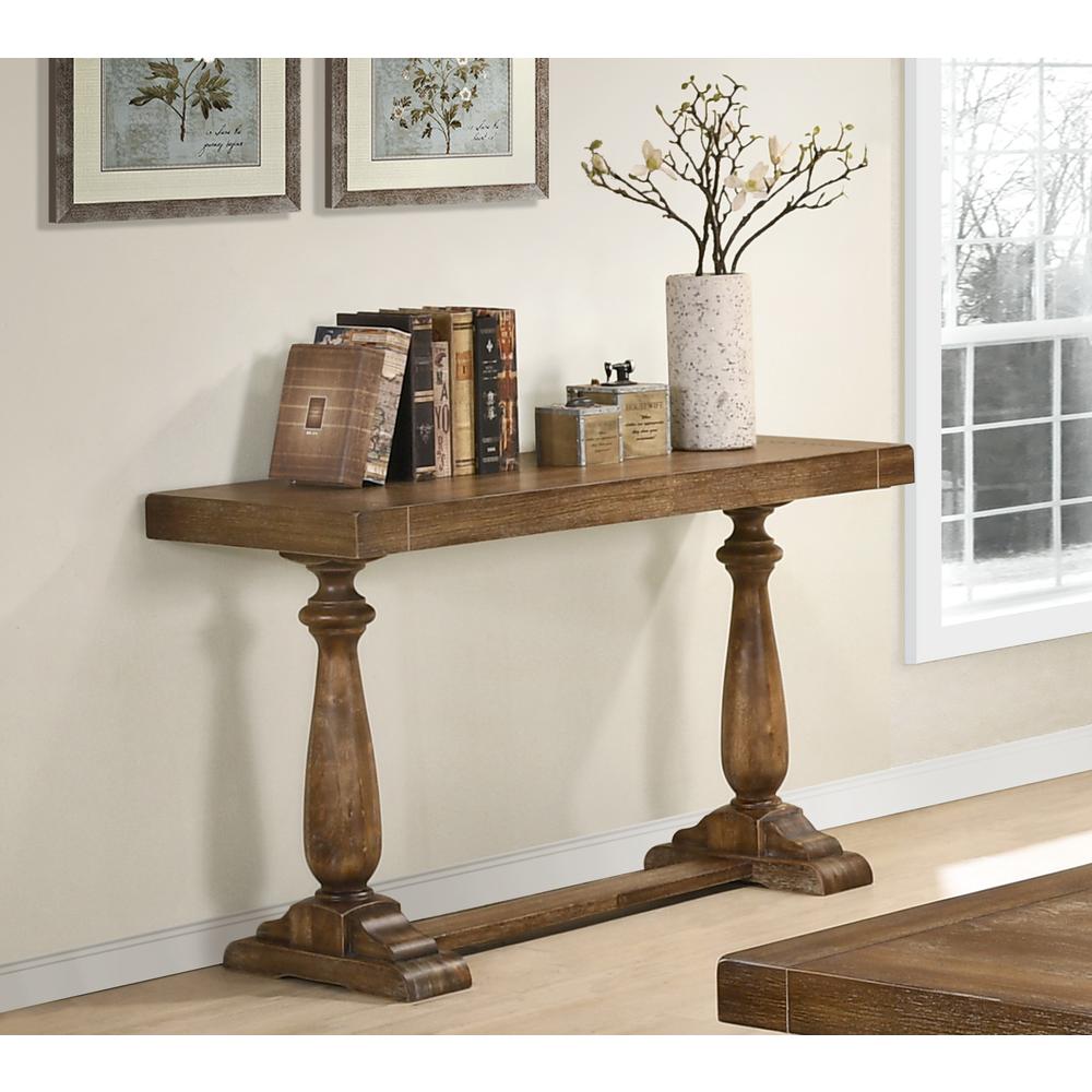 Amy Driftwood Sofa Table