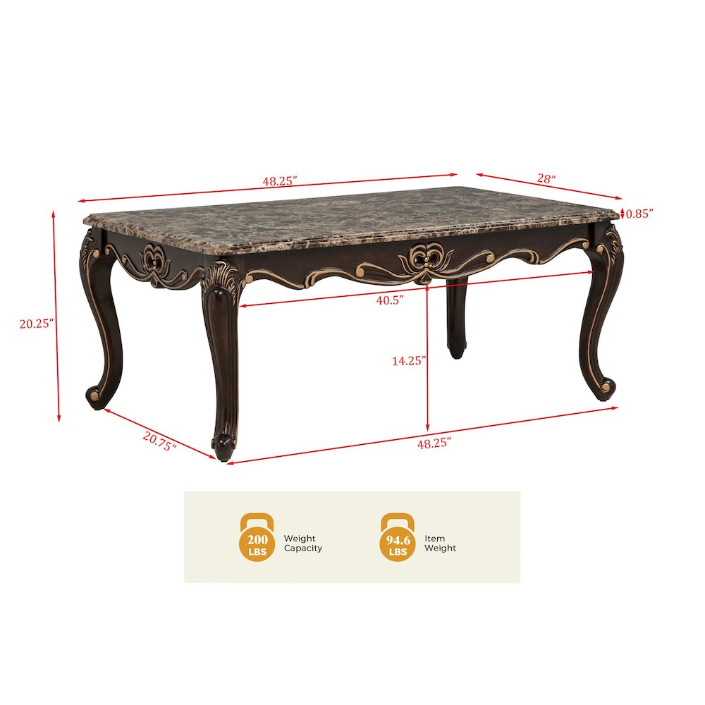 Tlerra Traditional Coffee Table