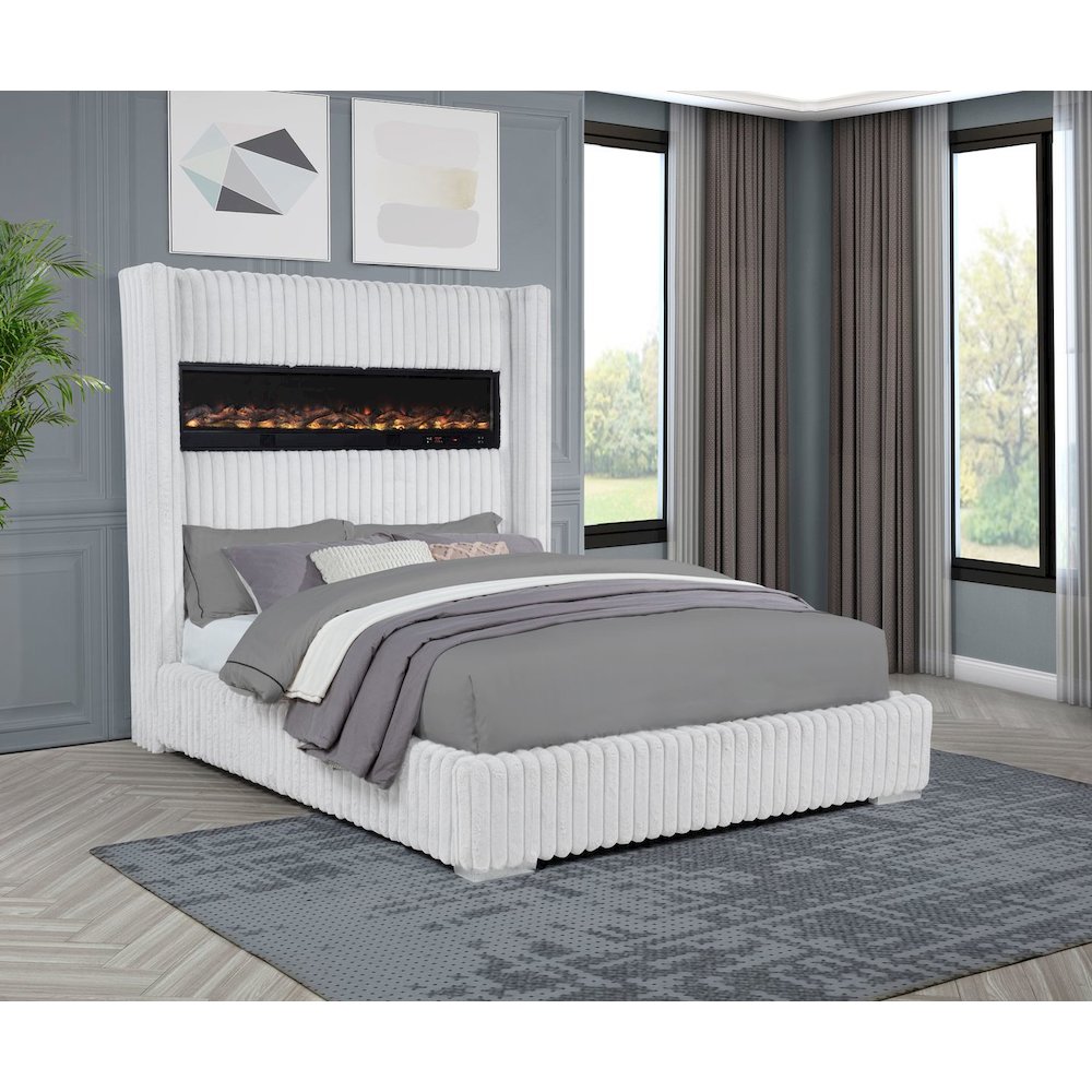 Uphoria Rabbit Velvet California King Bed