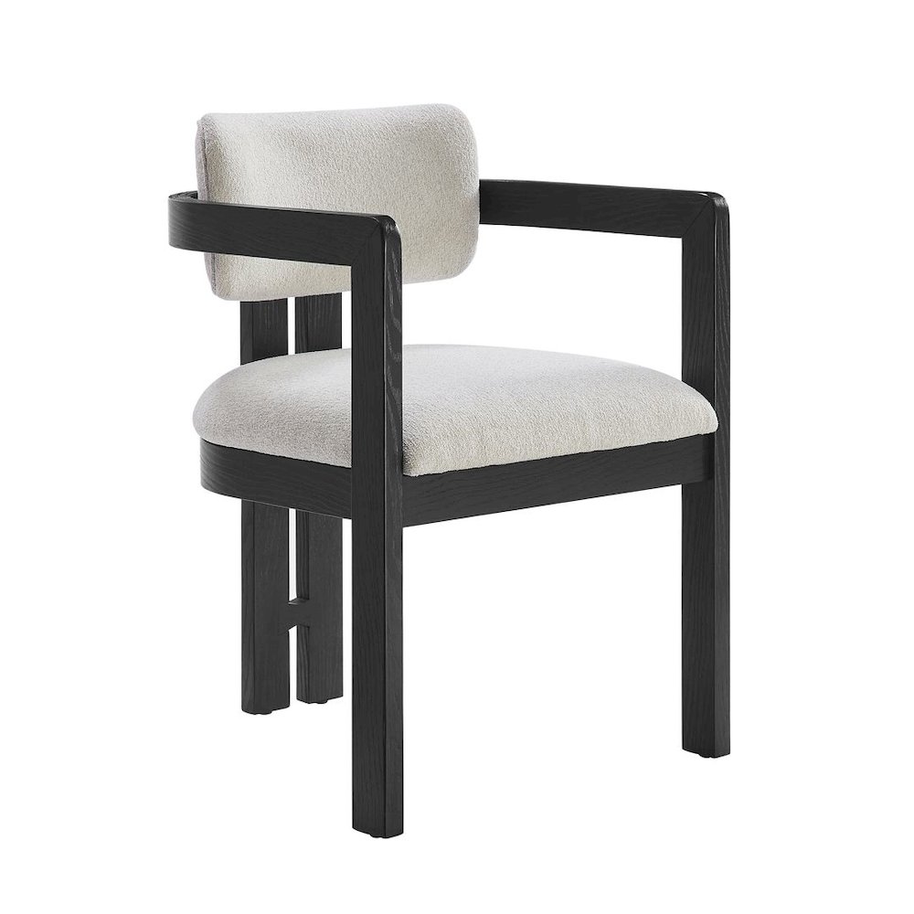 Tappelle Mid-Century Modern Fully Assembled Dining Arm Chairs