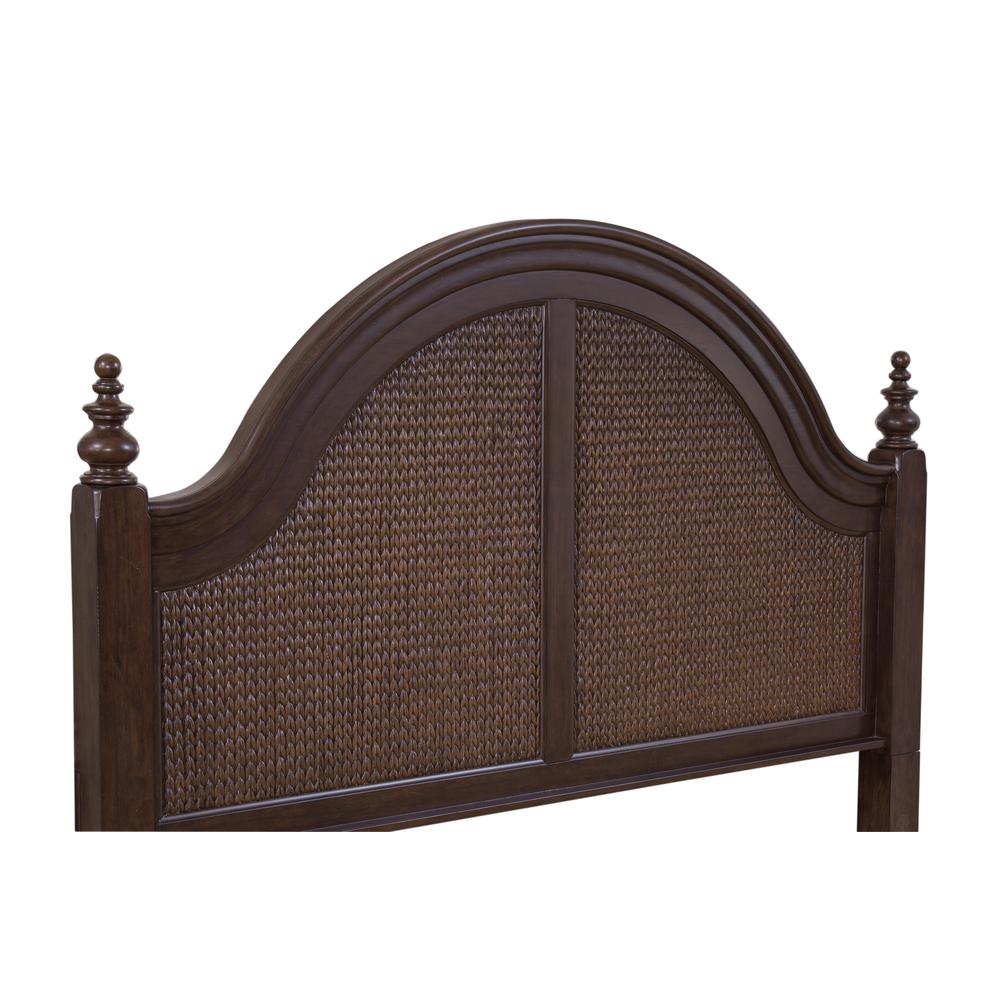 Rodanthe 6/6 Poster Woven Headboard – Cherry Brunette