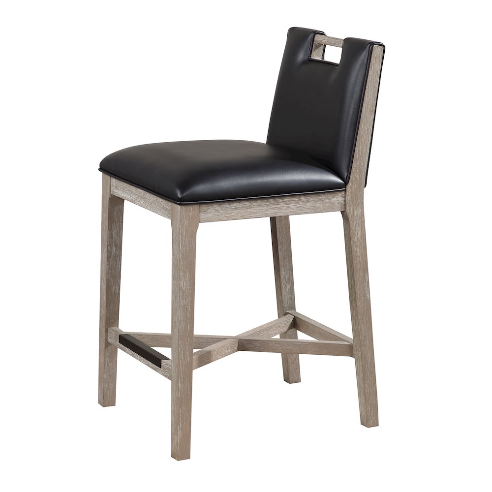 Jakarta 26″ Stool – Driftwood Grey
