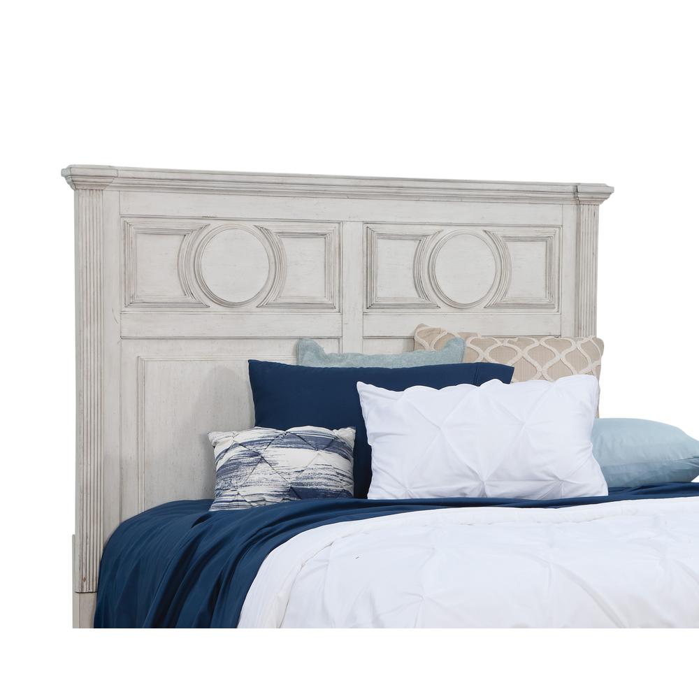 Brighten 5/0 Panel Headboard – Antique White