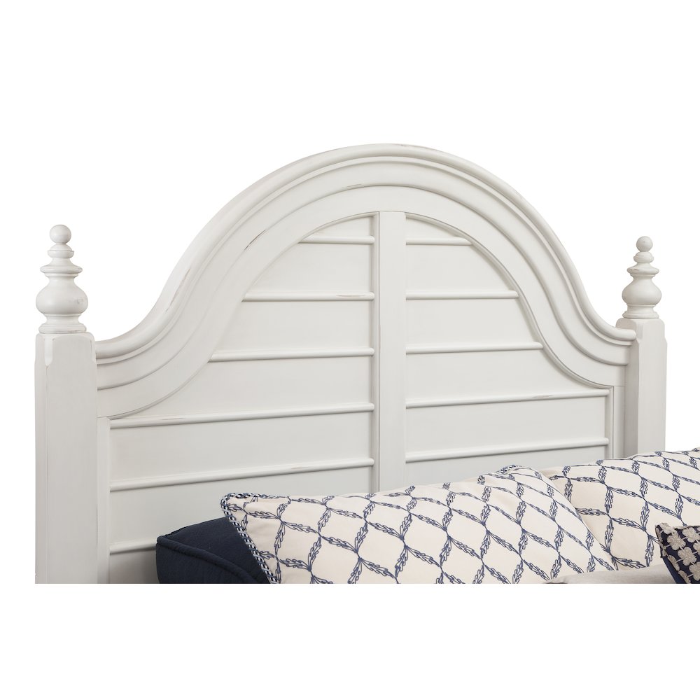 Rodanthe Queen Panel Bed – Dove White