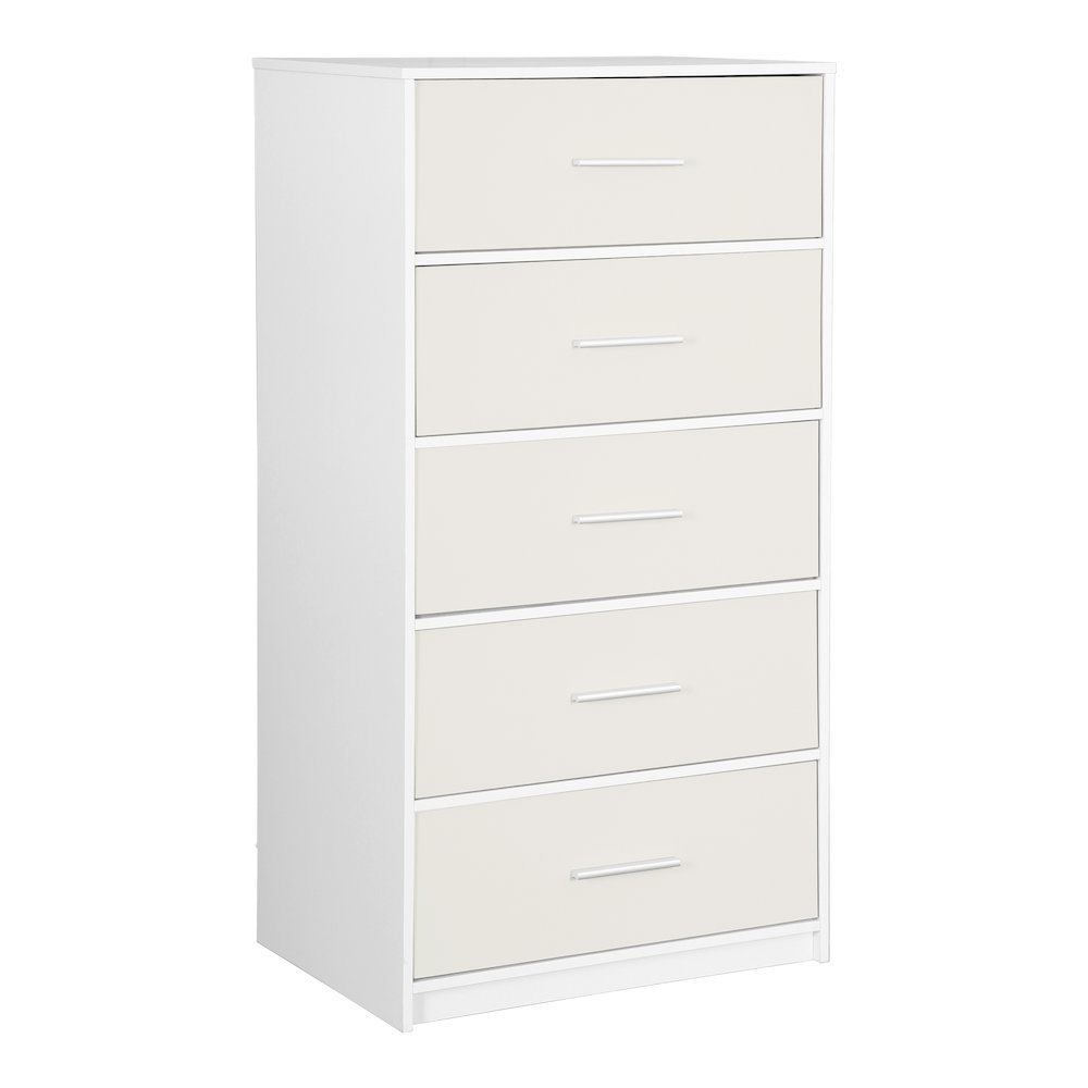 5-Drawer Dresser with Large Fabric Drawers