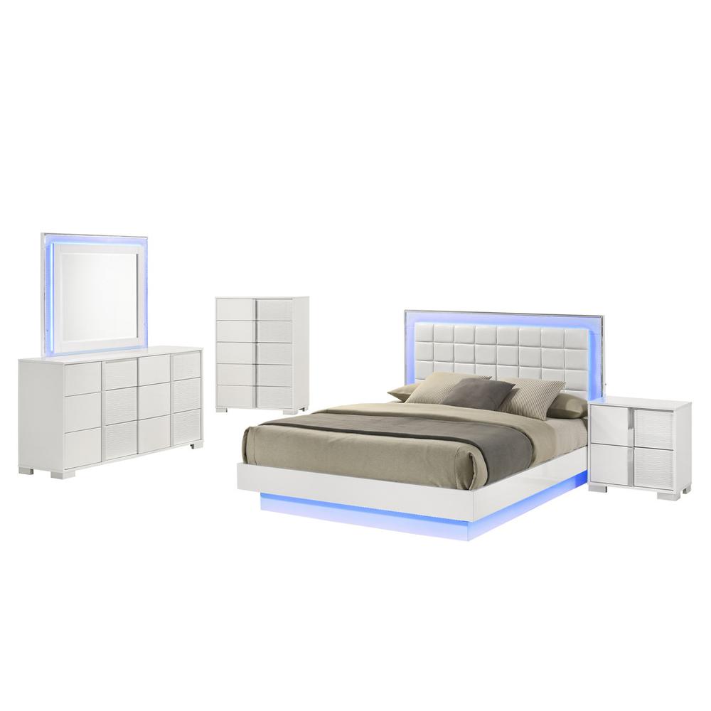 5 piece futurisic bedroom set