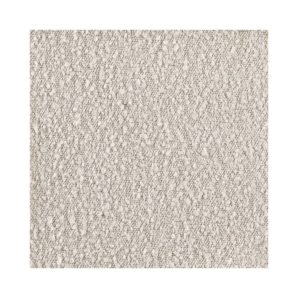 Cream Counterheight (26″) In Boucle Fabric And Silver Chrome Base (Set Of 2)