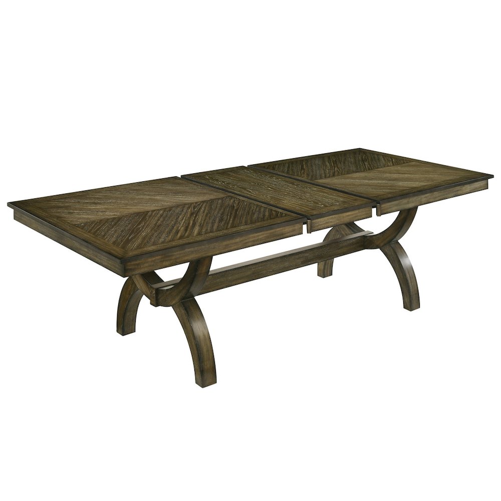9pc wood dining set with extendable table
