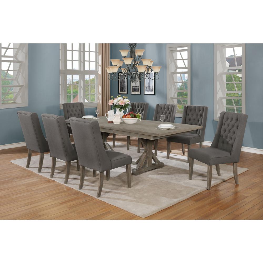 Classic Extension Dining 9 Piece Set w/18″Center Leaf