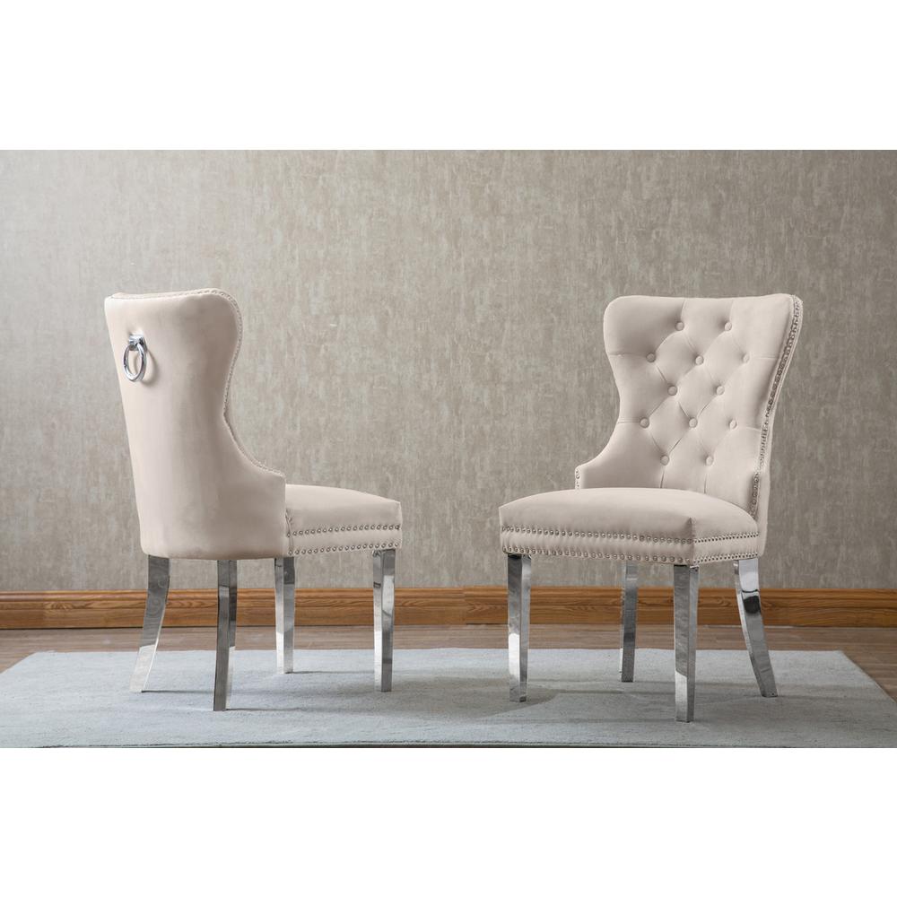 Stainless Steel Legs (Set of 2) – Cream