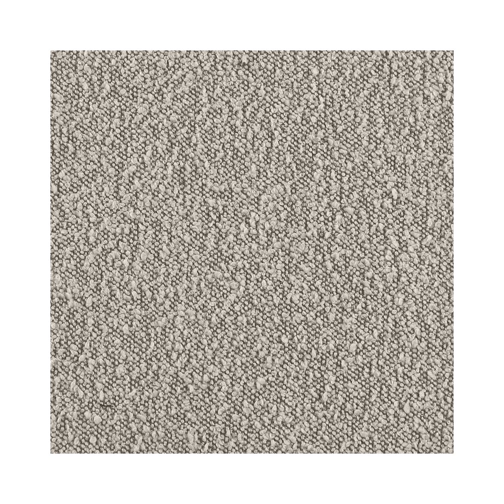 Gray Boucle Side Chairs With Silver Base (Set Of 2)