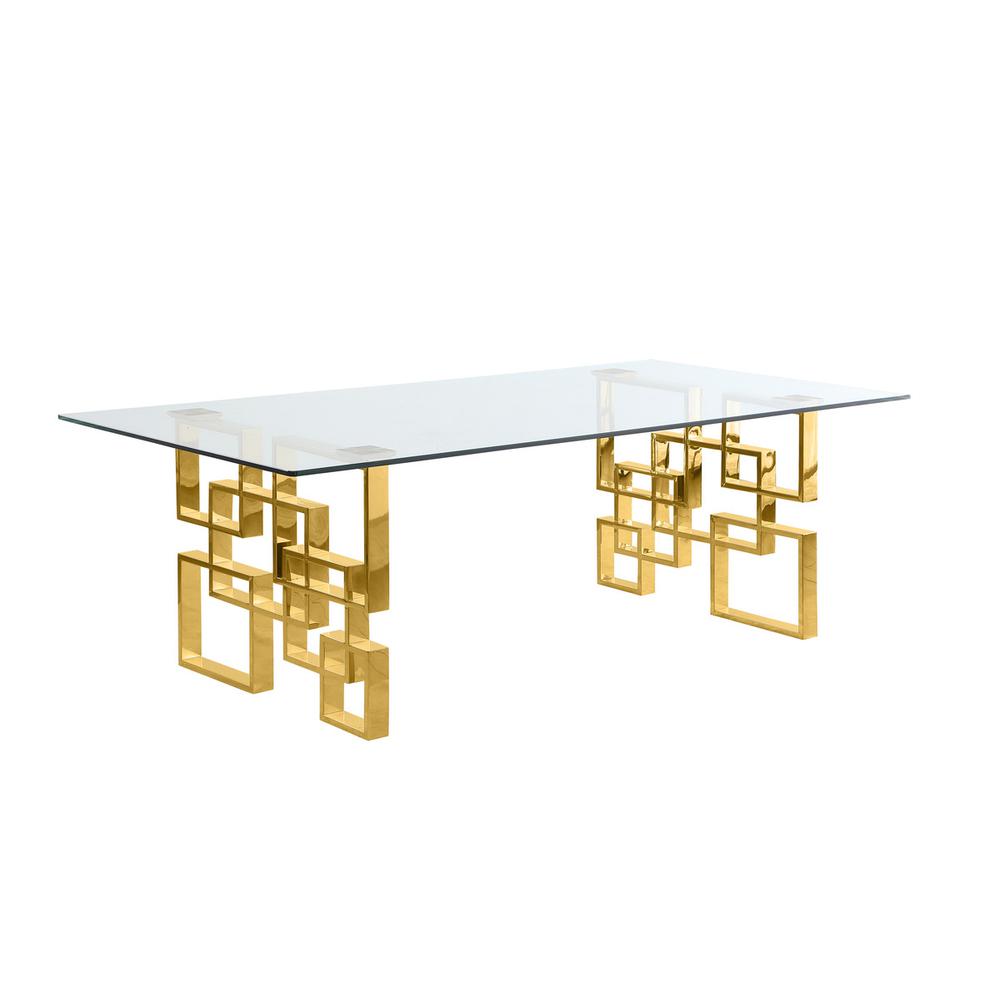 7-piece glam dining set with 6 Black chairs and one 95″ glass  table