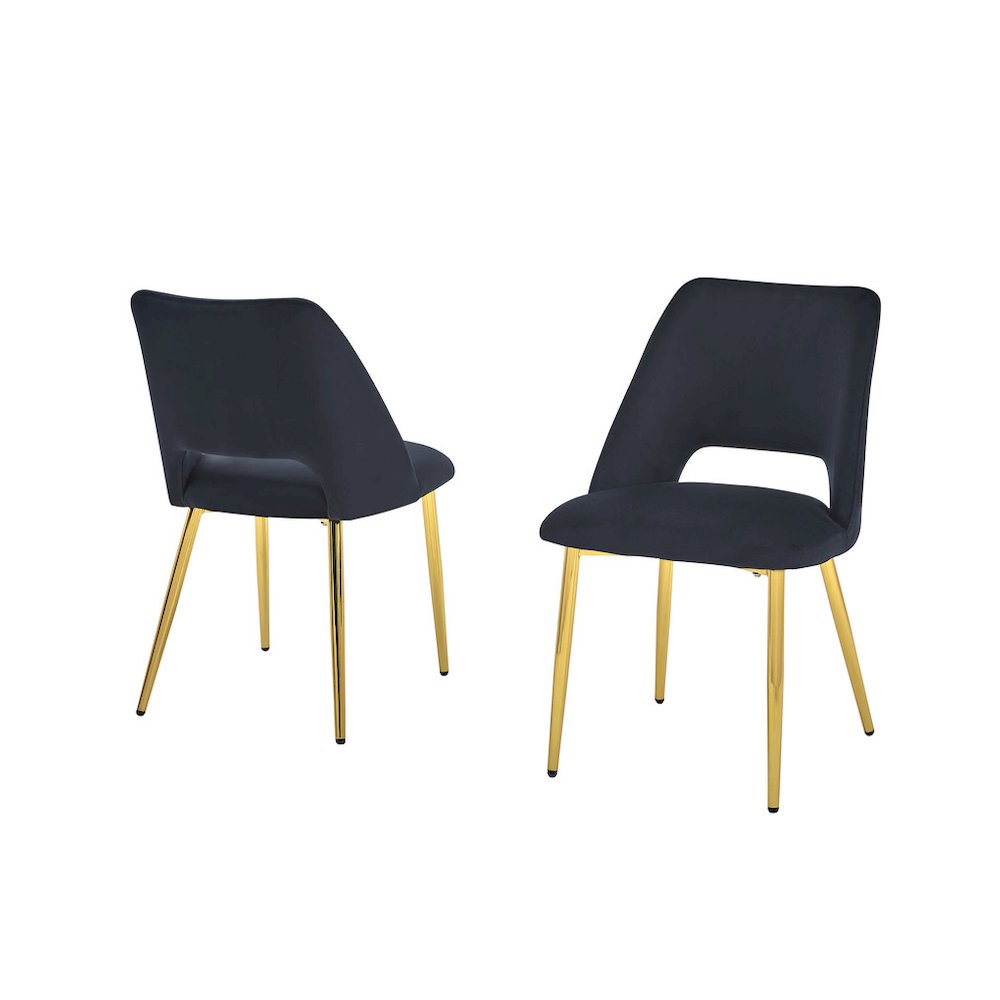 Best Quality Furniture Glass With White Marble Wrap Dining Set And Black Chairs