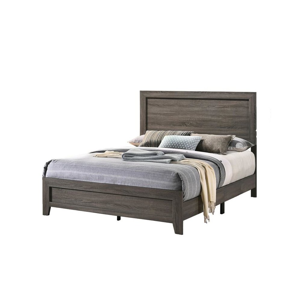 Anastasia Eastern King Bed in Light Brown