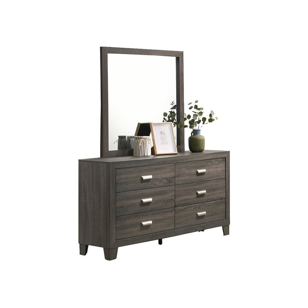 Anastasia Collection Dresser and Mirror Set