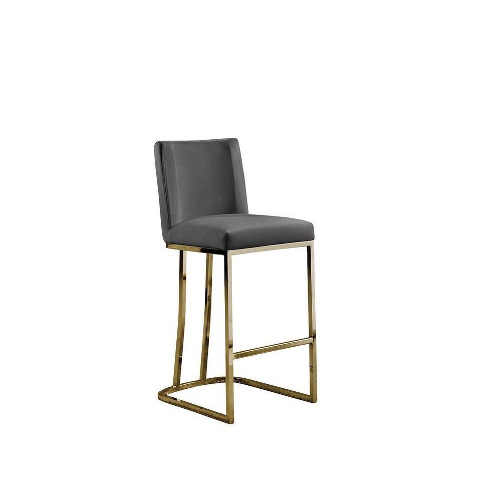 24″ Velvet Counter Stool