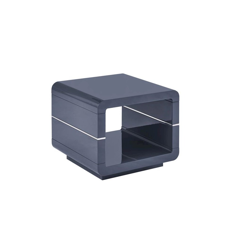 Single End Table in Gray