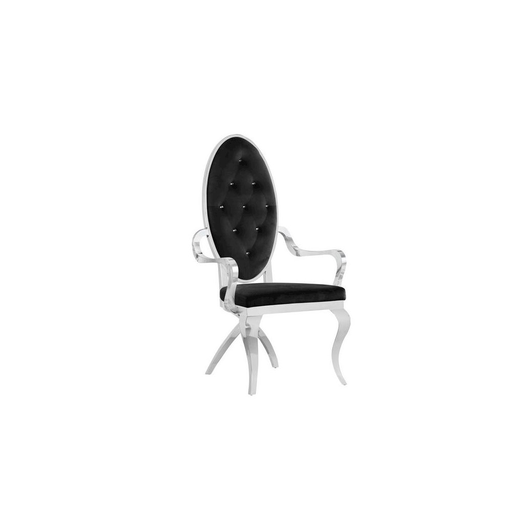Velvet Side Arm Chair Set of 2