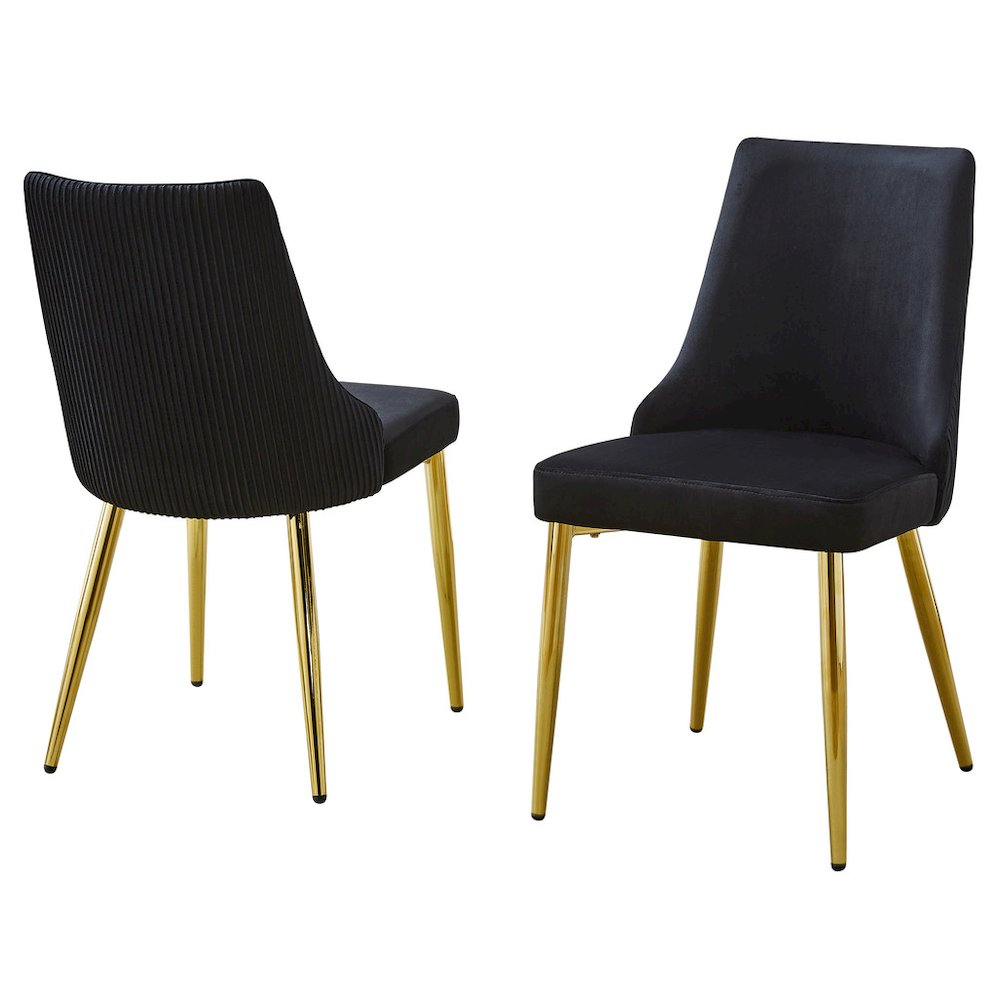 Best Quality Furniture Clear Glass Dining Set With Velvet Upholstered Chairs