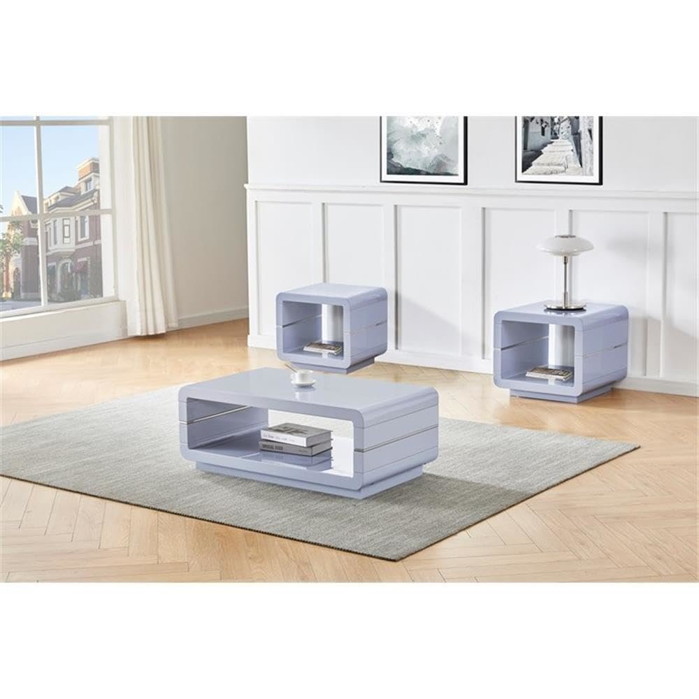 3pc Coffee Table in Gray
