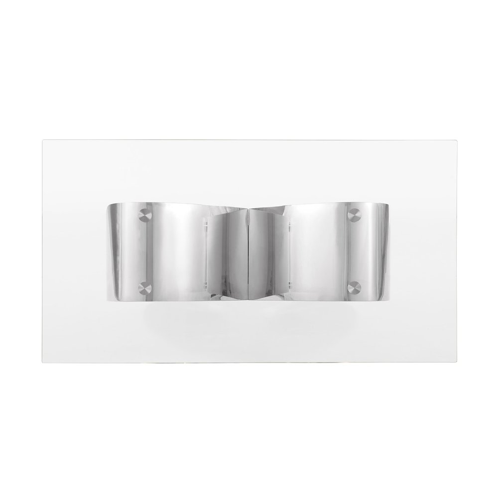 7Pc Tempered Glass Dining Set With 6 Gray Boucle Side Chairs And A Silver Base