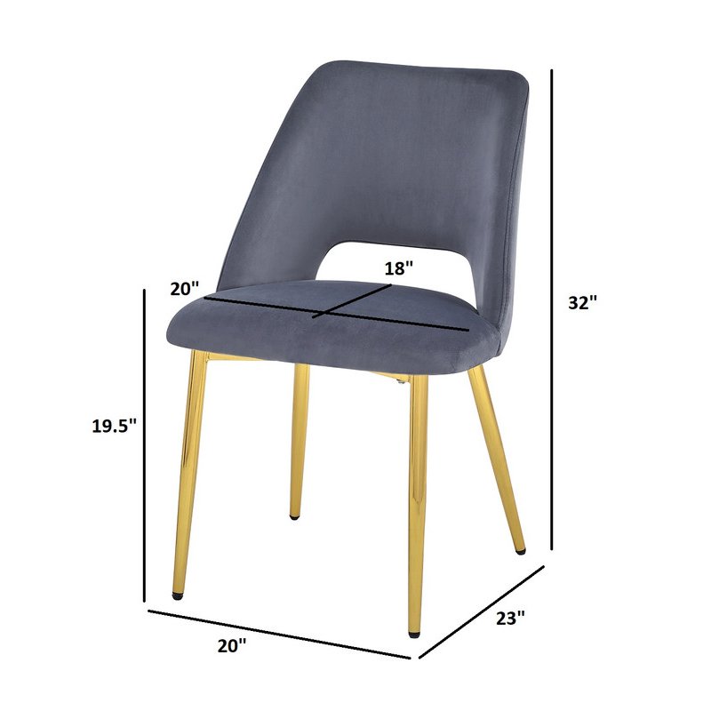 5pc modern glass dining table with 4 Navy blue side chairs