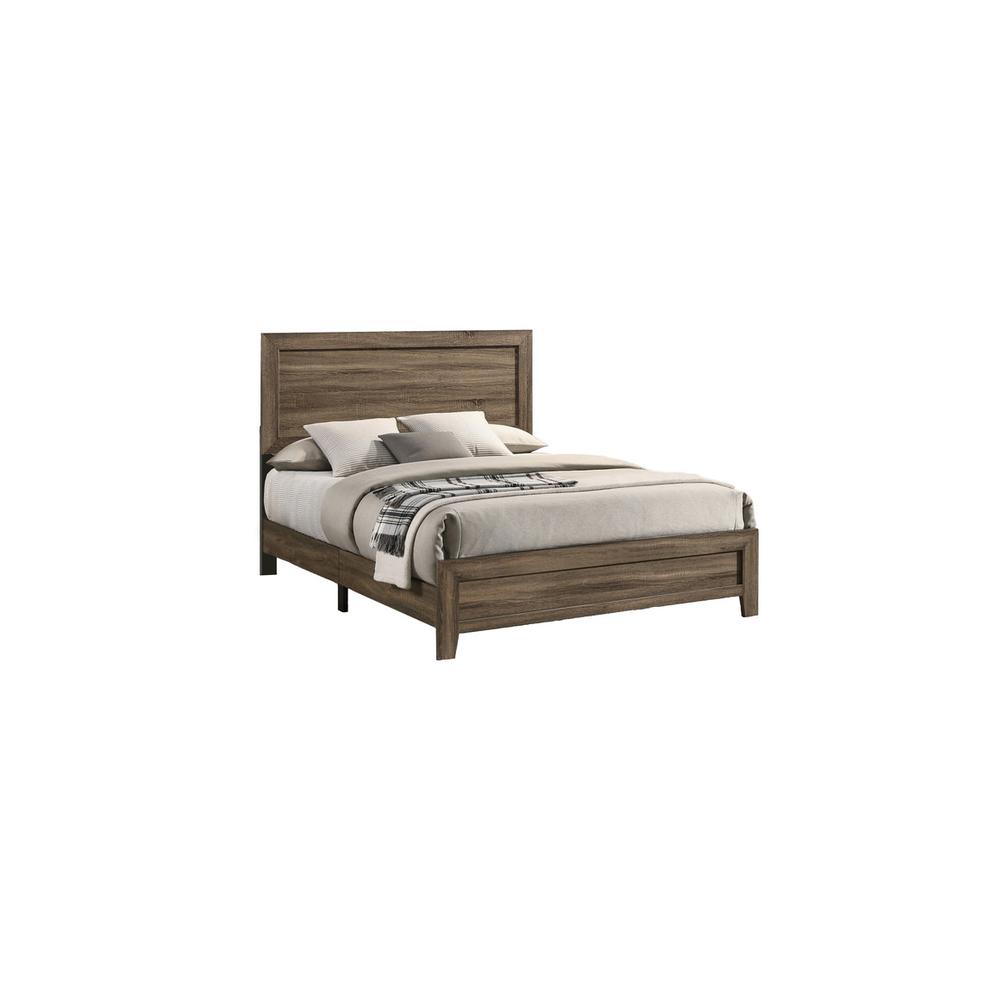 Donna Dark Walnut Eastern King Bed (Panel)