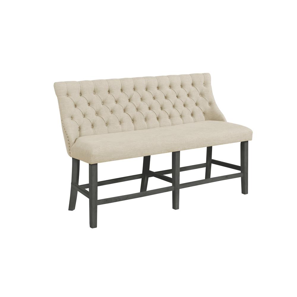 Dining Bench With Nailhead Trim (Single)