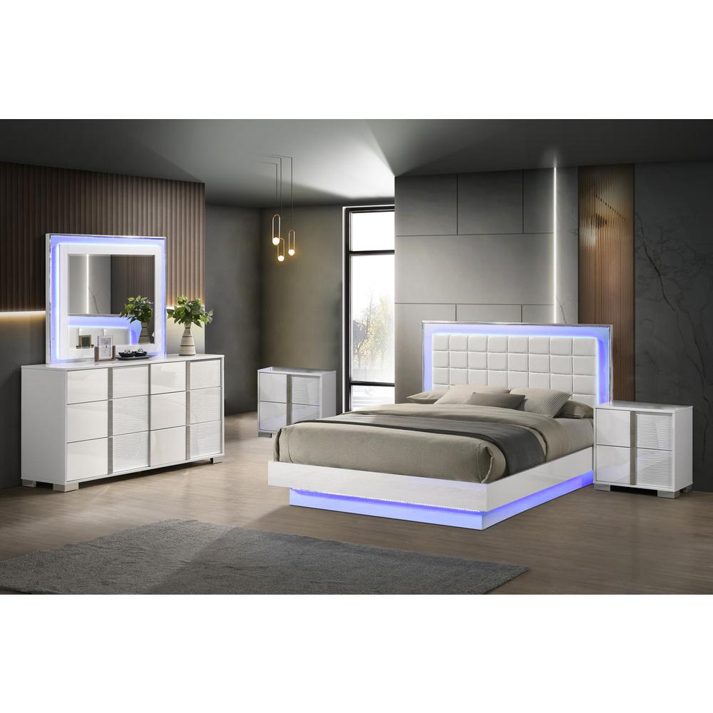 5 piece futurisic bedroom set