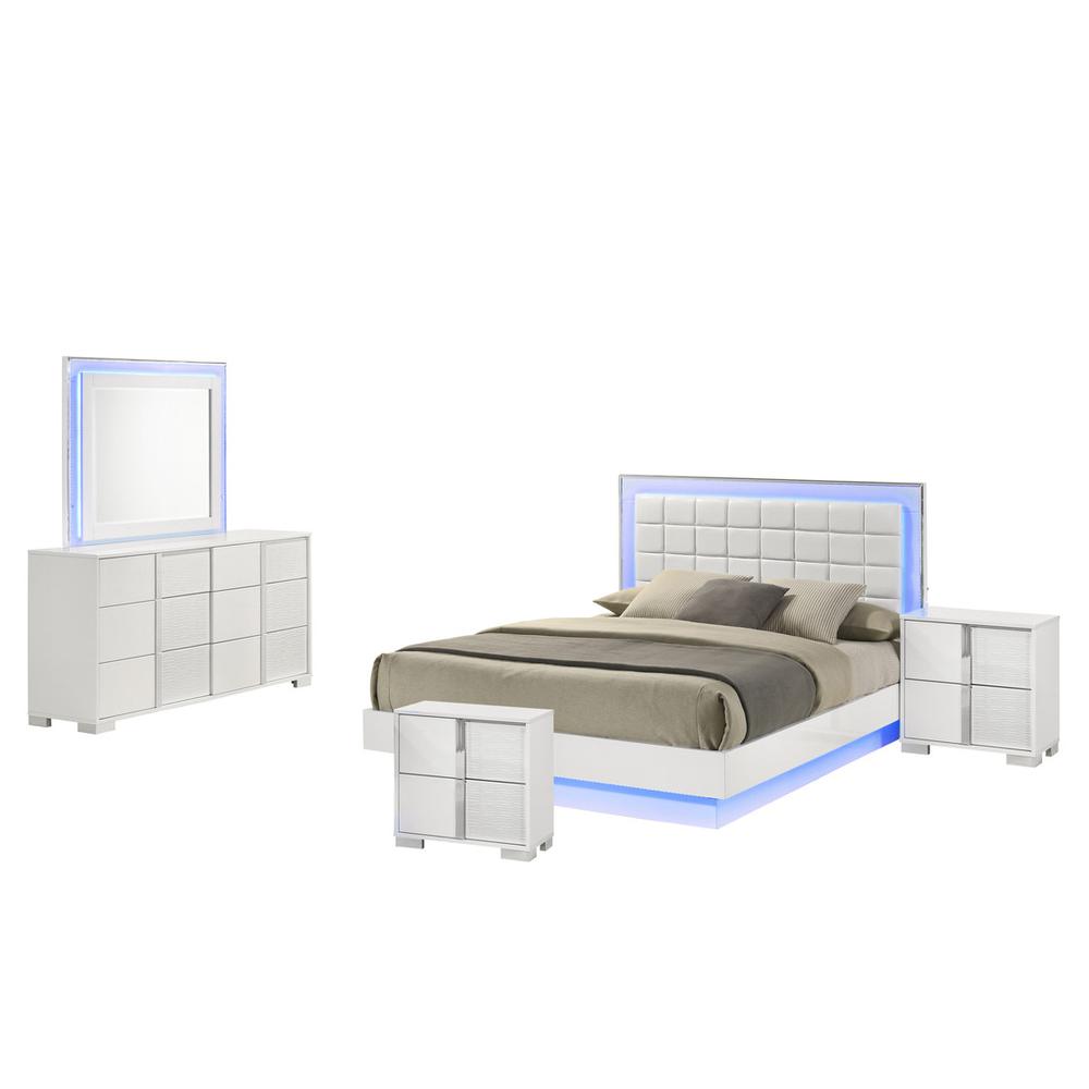 5 piece futurisic bedroom set