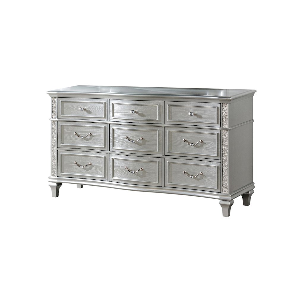 Classic Silver Dresser In Silver Color