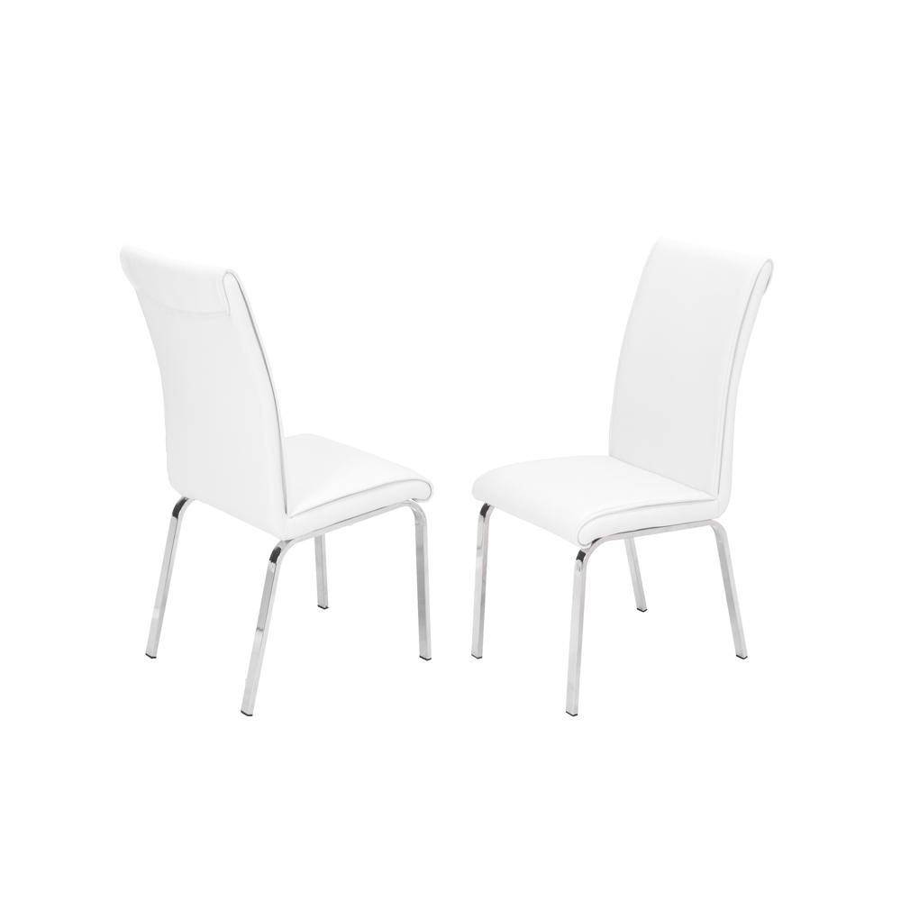 Faux Leather Dining Side Chairs
