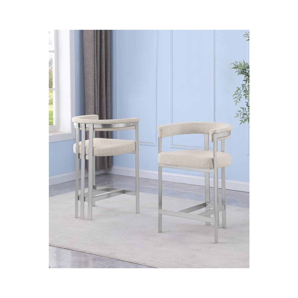 Glam gatsby Cream barstools- Set of 1