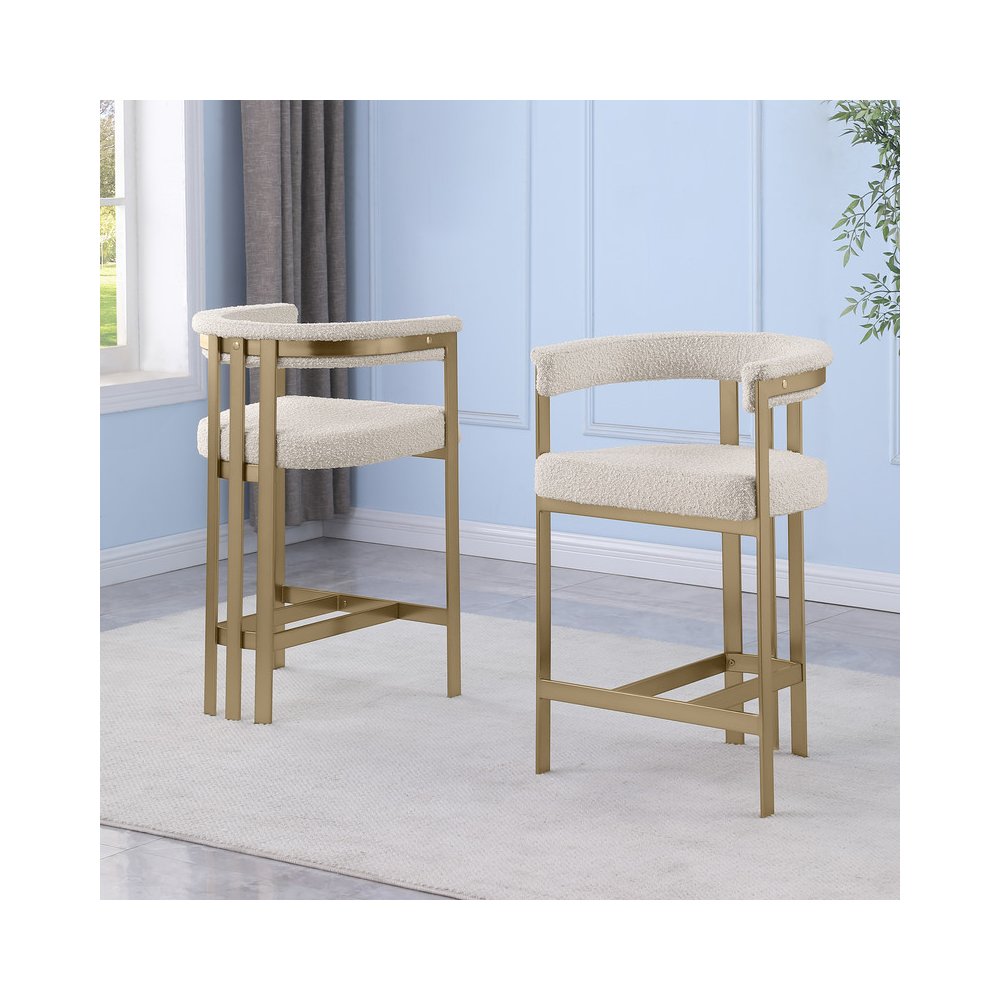 Glam gatsby Cream barstools- Set of 1