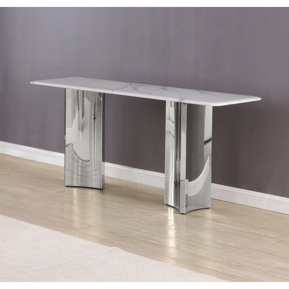 3pc Coffee Table in High Gloss Walnut