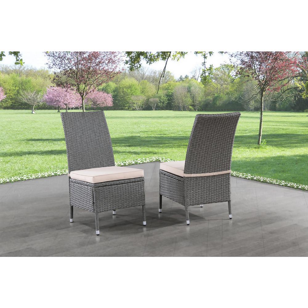 Outdoor patio side chairs (SET OF 2)
