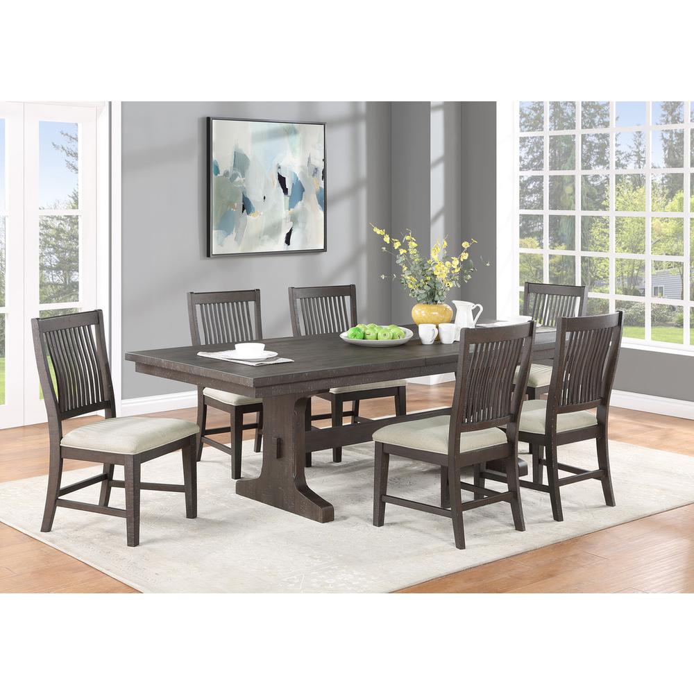 leaf extention and 6 side chairs