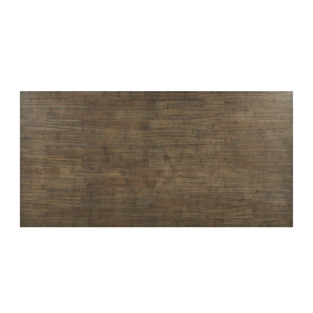 Upholstered dining chiar in brown oak and beige linen seat (SET OF 2)