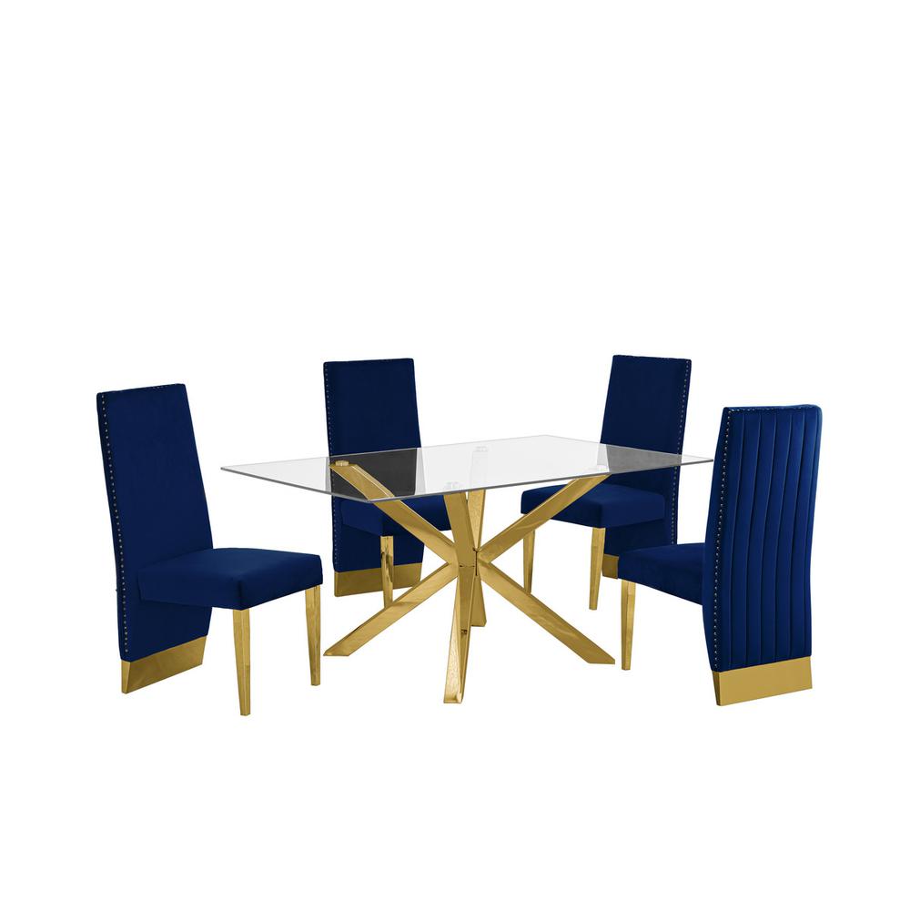 Contemporary 5pc Dining Set