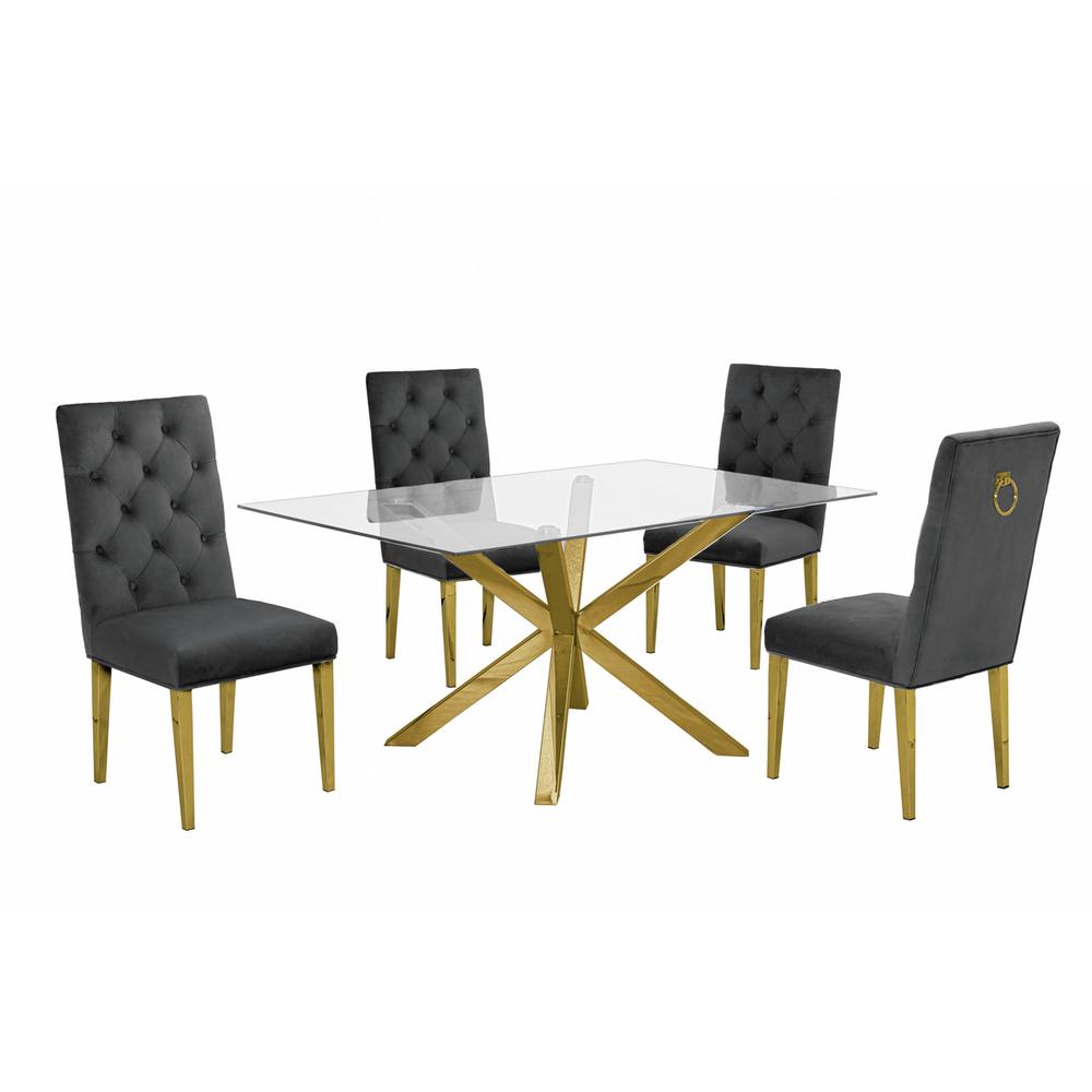 Contemporary 7pc Dining Set