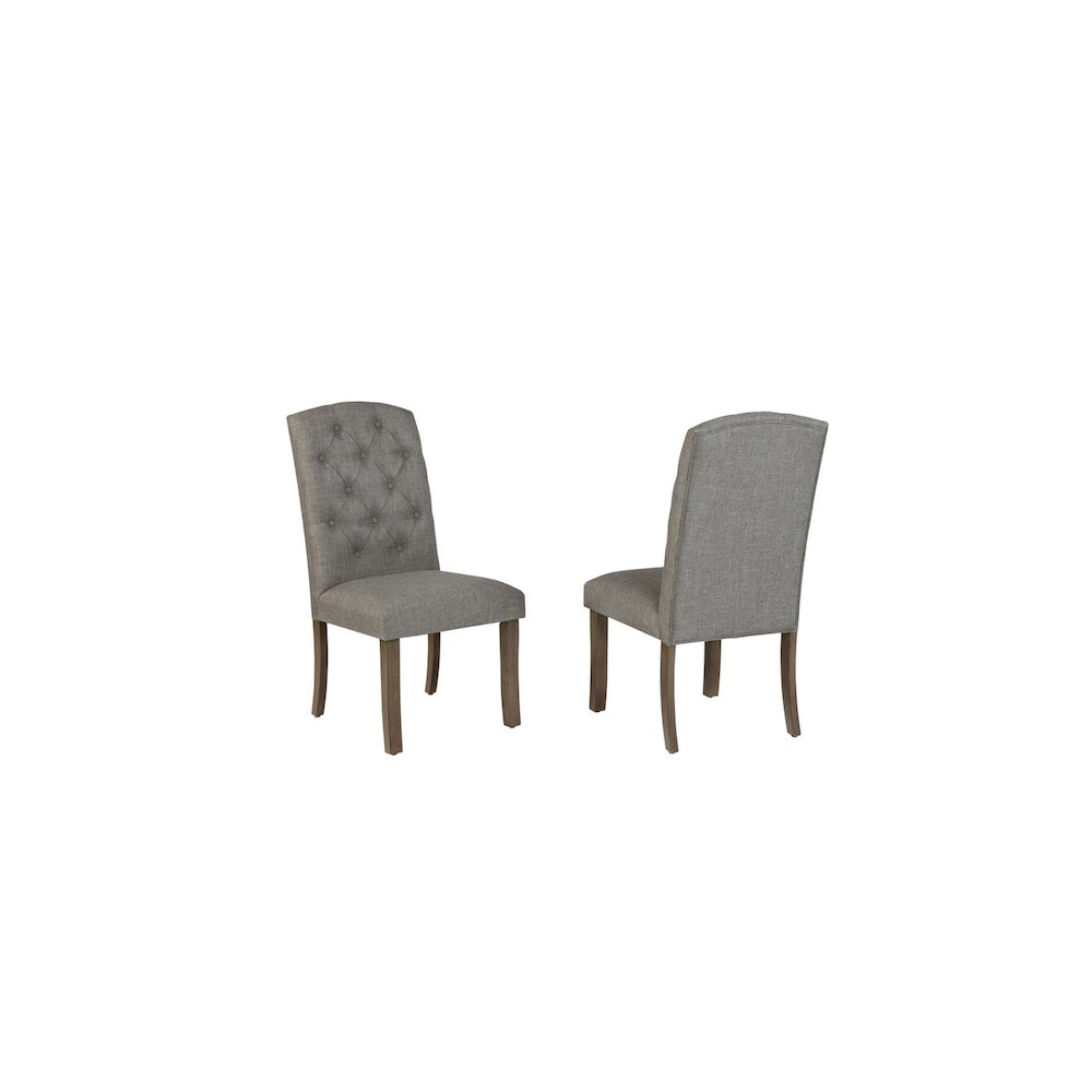 Dark Grey Dining Chairs Wood Legs