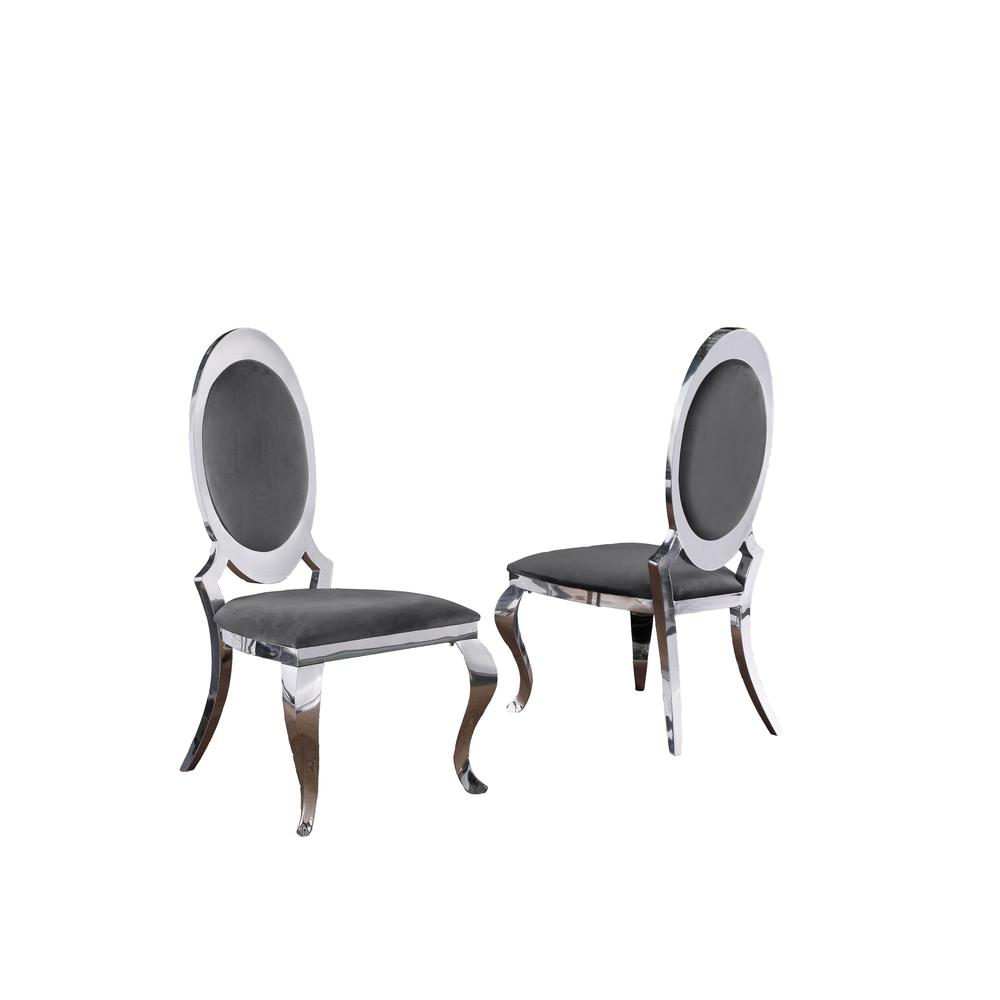Velvet Uph. Dining Chair